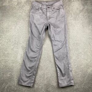 Levi's 511 Slim Fit Jeans Mens W30 L30 Gray‎ Denim Pants Water Less